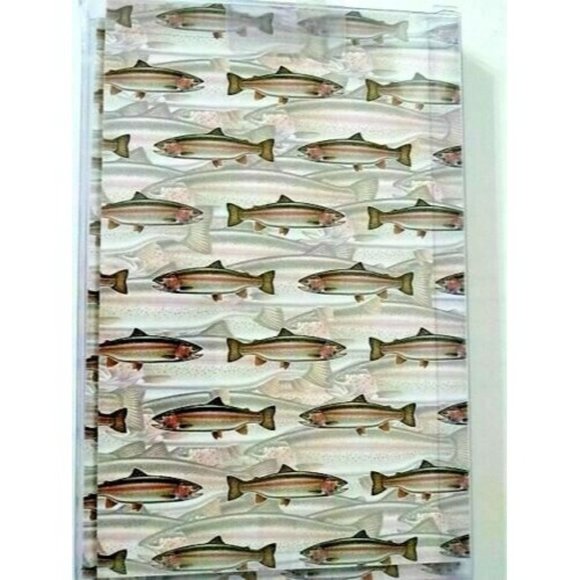 Rivers Edge Rainbow Trout 10 Blank Greeting Cards Envelopes 2 Styles Fish NIP - Picture 4 of 4